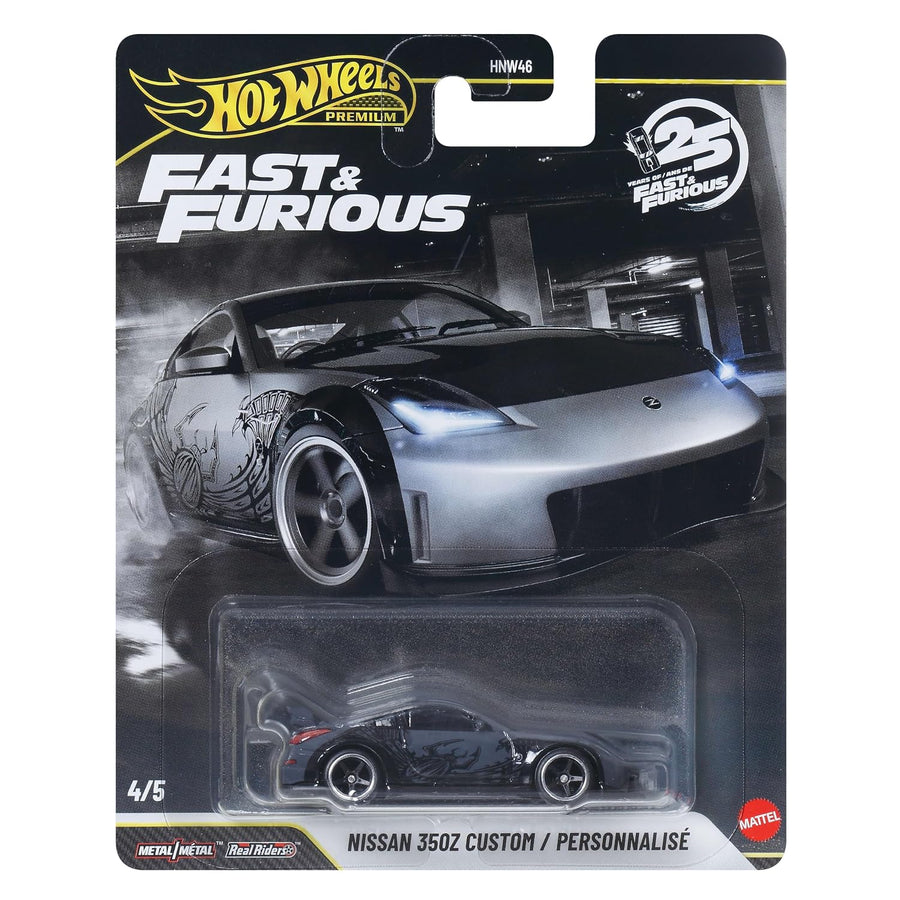 Hot Wheels Premium Fast & Furious Nissan 350Z Custom Gri 1:64 Model Araba | JHW79