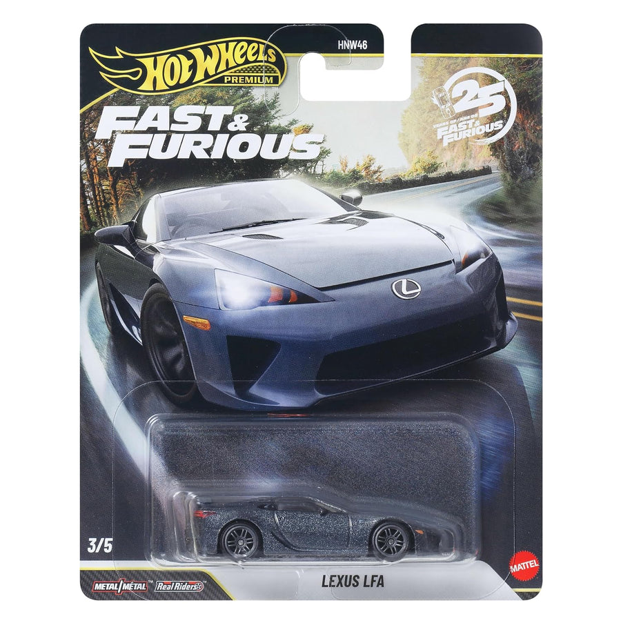 Hot Wheels Premium Fast & Furious Lexus LFA Metalik Antrasit 1:64 Model Araba | JHW66