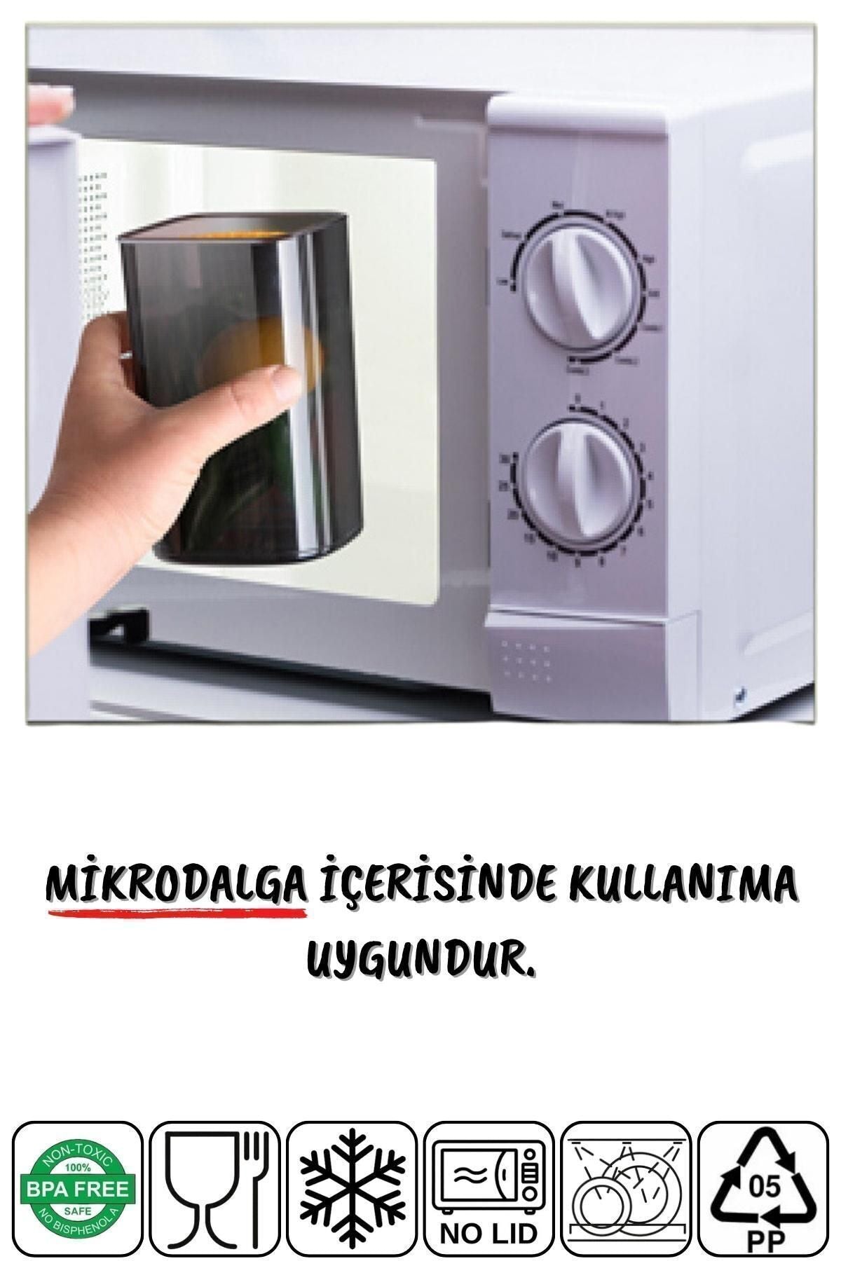 Etiketli 18'li Antrasit Ekonomik Kırılmaz Saklama Kabı Seti