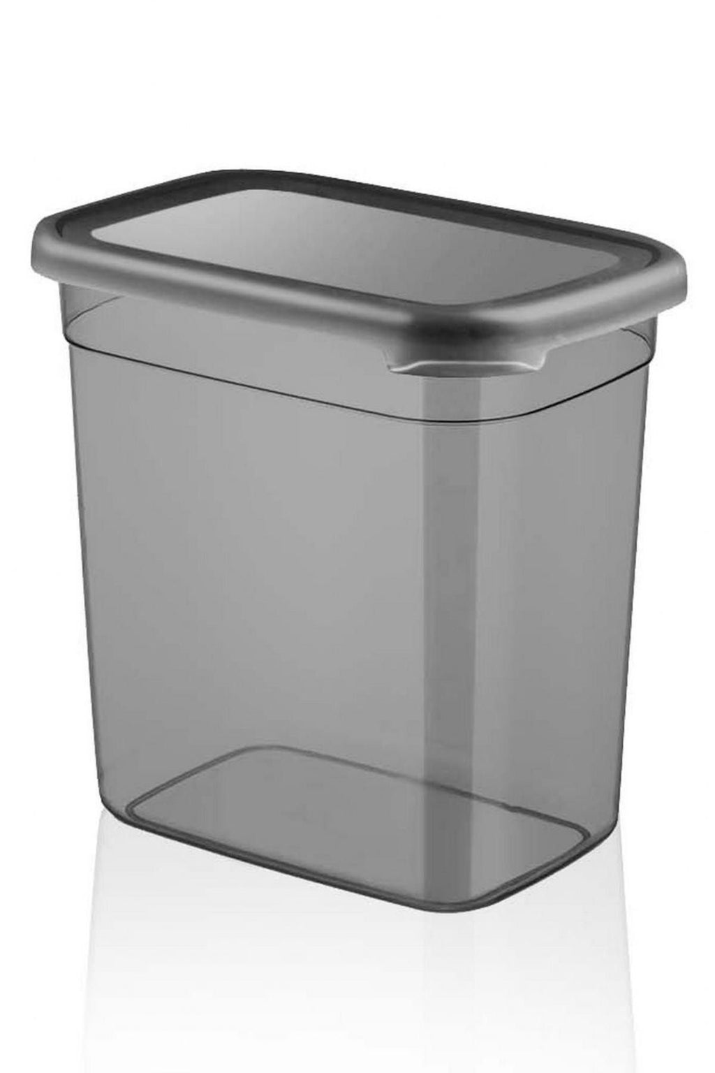 12 Adet Jumbo Boy Dikdörtgen Saklama Kabı 2000 Ml Antrasit