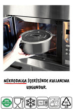 Mikrodalga Ve Difrizde Kullanılabilen Saklama Kabı Seti Yuvarlak 12'li Mürdüm