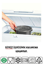 Mikrodalga Ve Difrizde Kullanılabilen Saklama Kabı Seti Yuvarlak 12'li Mürdüm