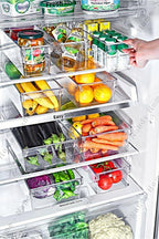 Maxi Tall Clear Buzdolabı & Dolap Içi Düzenleyici Organizer 3 Adet