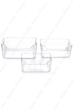 5 Lt Clear Buzdolabı & Dolap Içi Düzenleyici Organizer 3 Adet 27x19x11,5 Cm