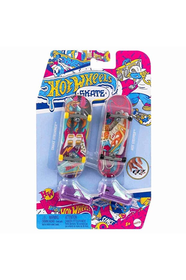 Hot Wheels Skate Retro Temalı İkili Parmak Kaykay ve Ayakkabı Seti HXL17 (KARIŞIK OLARAK GÖNDERİLİYOR SÜRPRİZ)
