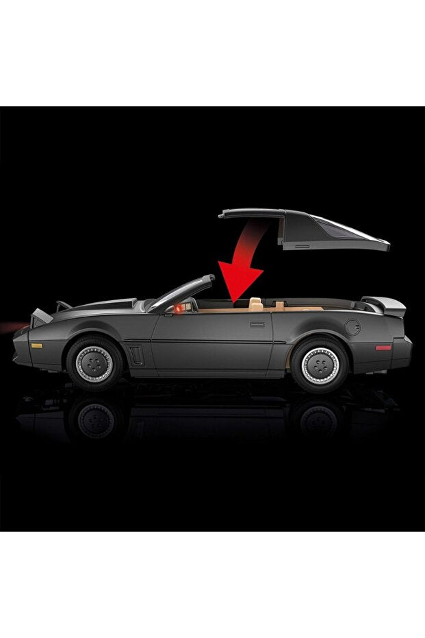 Playmobil 70924 Knight Rider K.I.T.T. – Işıklı ve Sesli Kara Şimşek Oyun Seti (53 Parça, 3 Figür)
