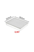 4'Lü Set Freshbox Mikrodalga ve Difrize Uygun Saklama Kabı Gri
