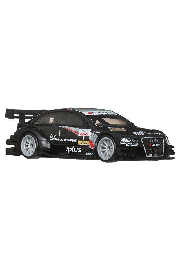 Hot Wheels Premium Car Culture Aéro Styles 2008 Audi A4 Touring Car Siyah 1:64 Model Araba | JKF04