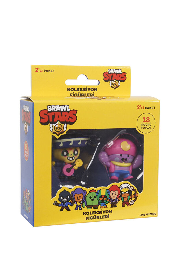 Brawl Stars Model 8 2'li Karakter Figür Oyuncak Seti Lisanslı Koleksiyon Figürü