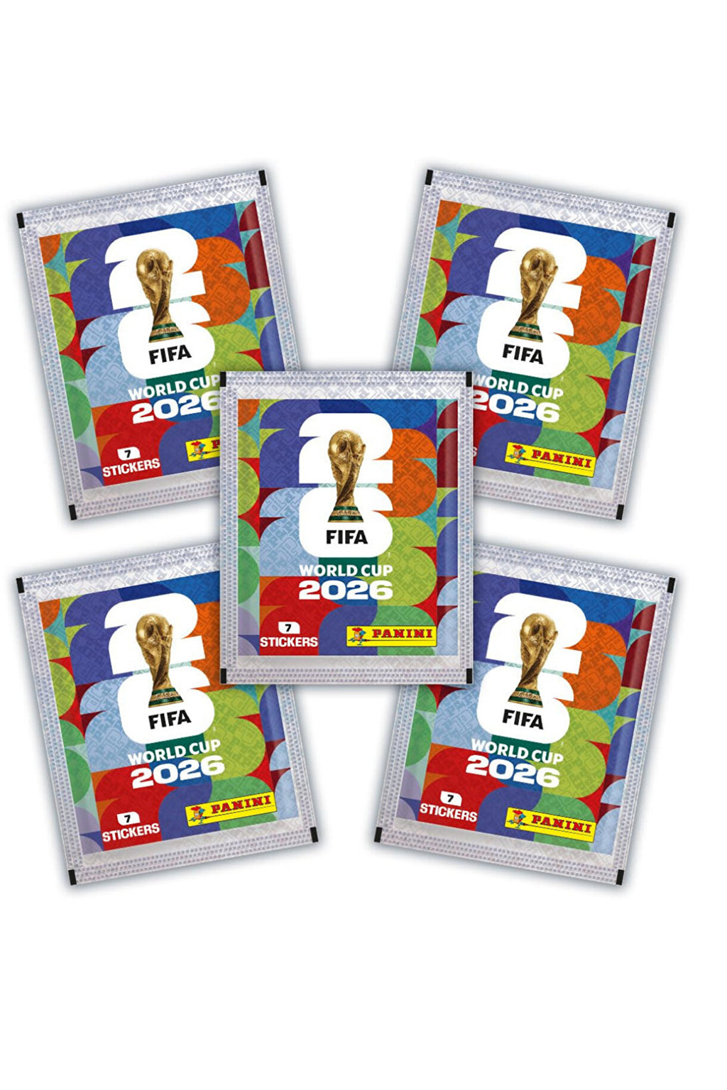 Panini FIFA World Cup 2026 Çıkartma Paketi 7'li Paket x 50 - toplam (350 Paket)