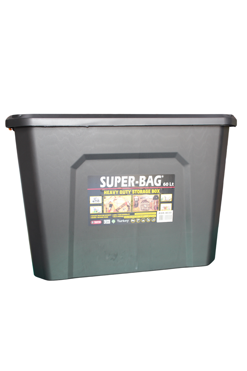Super-Bag 3'lü Saklama Kutusu Seti (20 + 30 + 60 Lt)