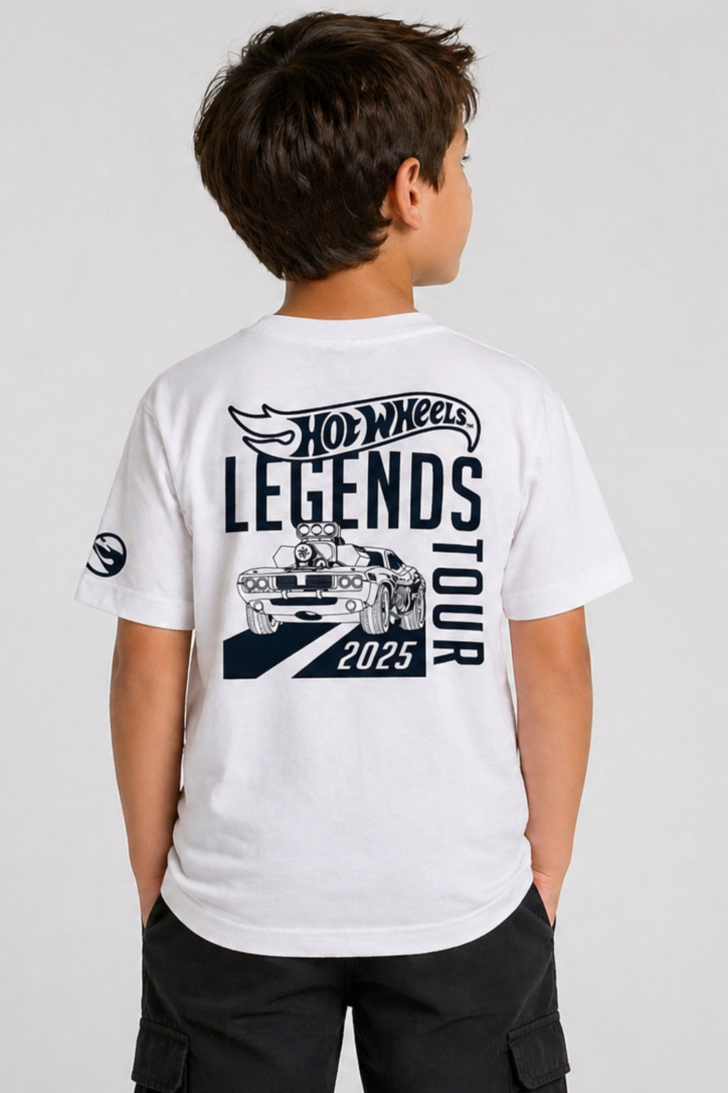 Hot Wheels Erkek Çocuk Tişört Beyaz T-Shirt