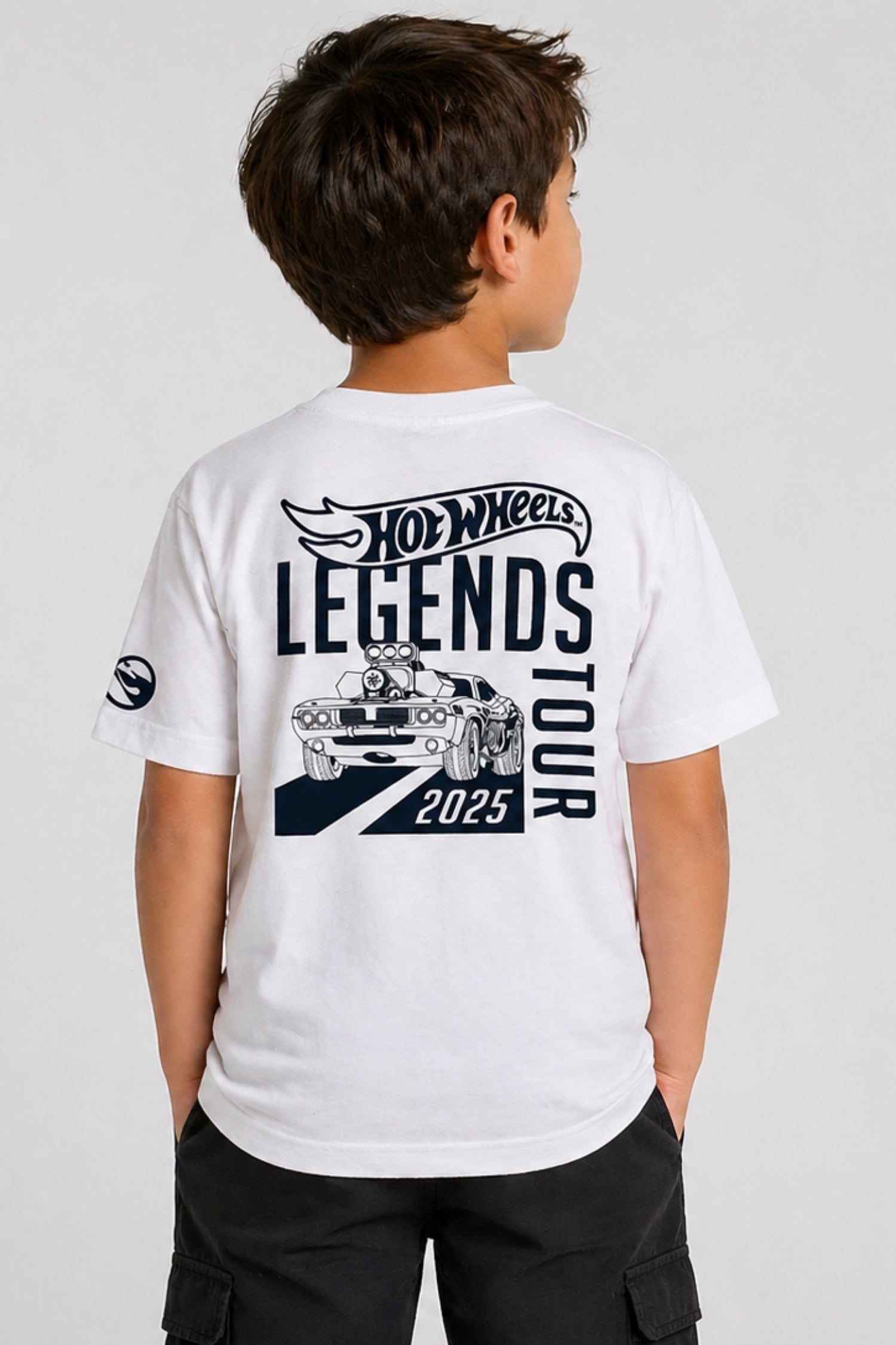 Hot Wheels Erkek Çocuk Tişört Beyaz T-Shirt