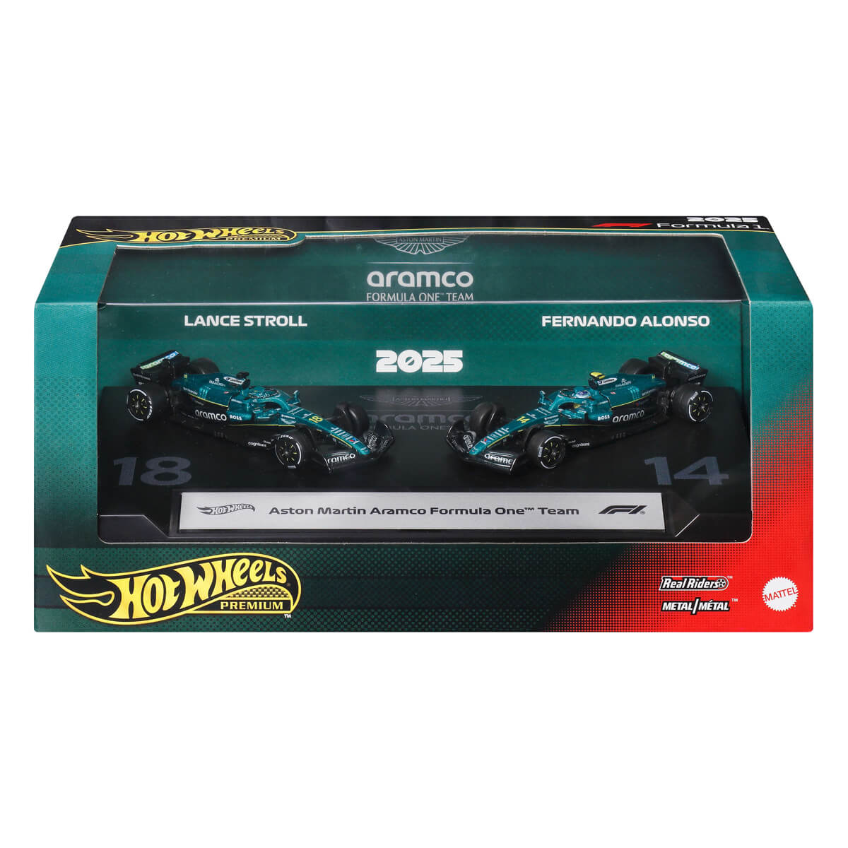 Hot Wheels Premium Aston Martin Aramco F1 2025 2'li Model Araba Seti