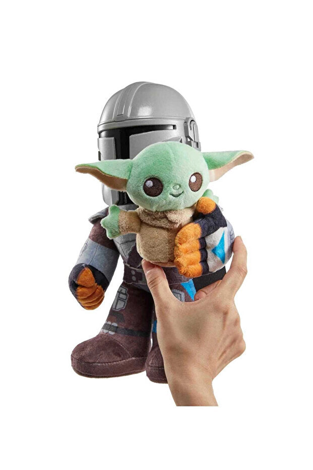 STAR WARS Mandalorian Sesli Pelüş Figür HNT52 STAR WARS GROGU PELUŞ FİGÜR ORİJİNAL