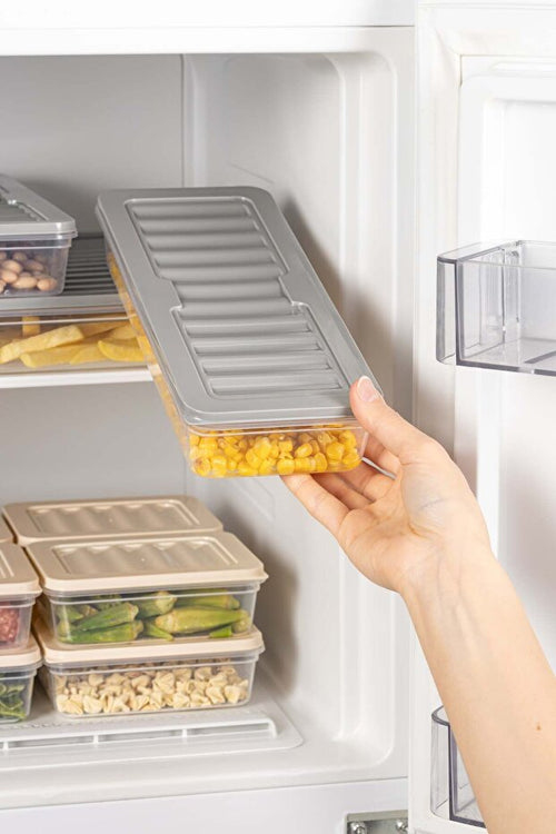 18'li Set Freshbox Mikrodalga Ve Difrize Uygun Saklama Kabı Gri