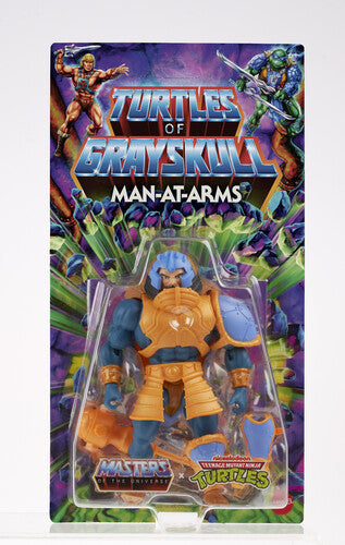 Masters of the Universe Origins Turtles of Grayskull Man-At-Arms Aksiyon Figürü | Mattel | TMNT Crossover