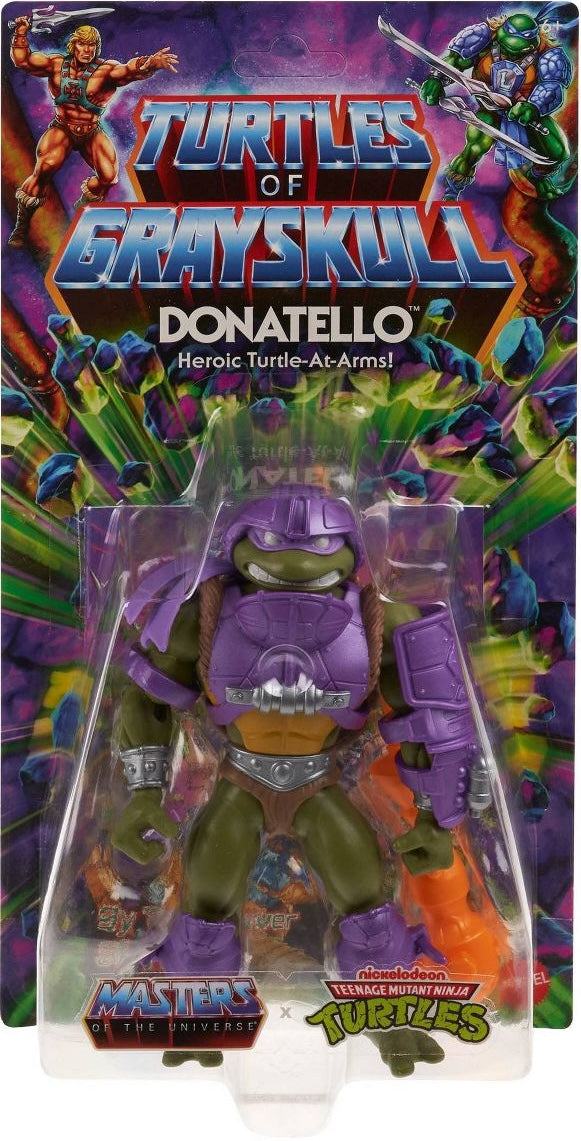 Masters of the Universe Origins Turtles of Grayskull Donatello Aksiyon Figürü | Mattel | TMNT Crossover