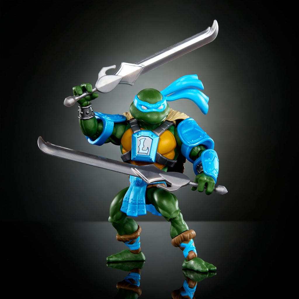 Masters of the Universe Origins Turtles of Grayskull Leonardo Aksiyon Figürü | Mattel | TMNT Crossover