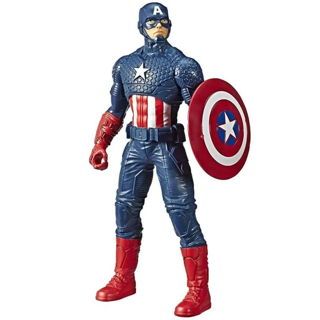 Marvel Avengers Captain America Aksiyon Figürü 23 cm | Hasbro | Kaptan Amerika Titan Hero Serisi