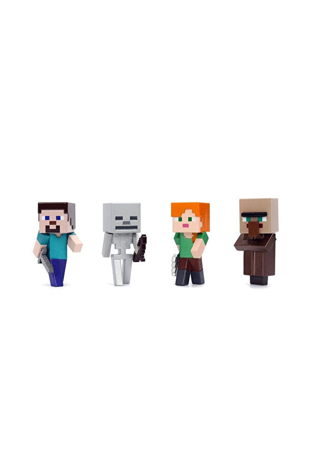 Minecraft Die-Cast Metal Figür 6,5 cm | Mojang Lisanslı | Koleksiyonluk Tekli Figür (Asorti)