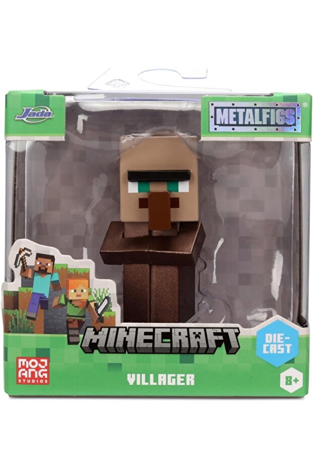 Minecraft Die-Cast Metal Figür 6,5 cm | Mojang Lisanslı | Koleksiyonluk Tekli Figür (Asorti)