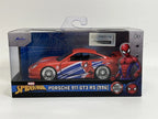 Jada Hollywood Rides Marvel Spider-Man Porsche 911 GT3 RS (996) 1:32 Die-Cast Metal Model Araba