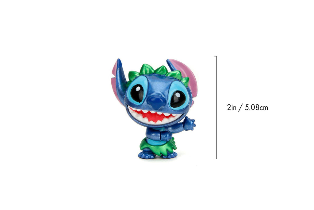 Jada Disney Hula Stitch Die-Cast Metal Figür 5 cm | Lisanslı Koleksiyon Figürü - Hula Dans Yapan Stitch