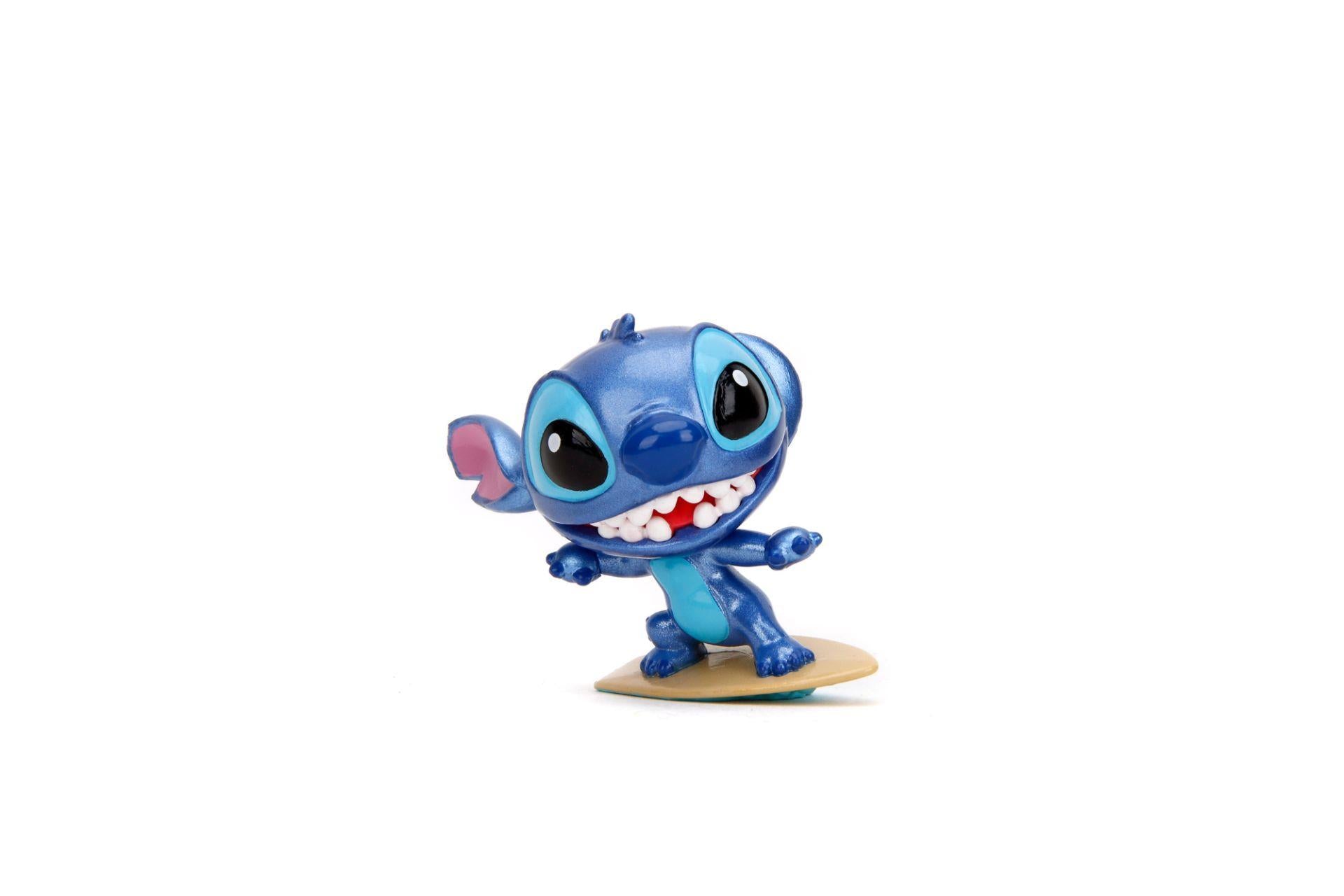 Jada Disney Surfing Stitch Die-Cast Metal Figür 5 cm | Lisanslı Koleksiyon Figürü - Sörf  Yapan Stitch