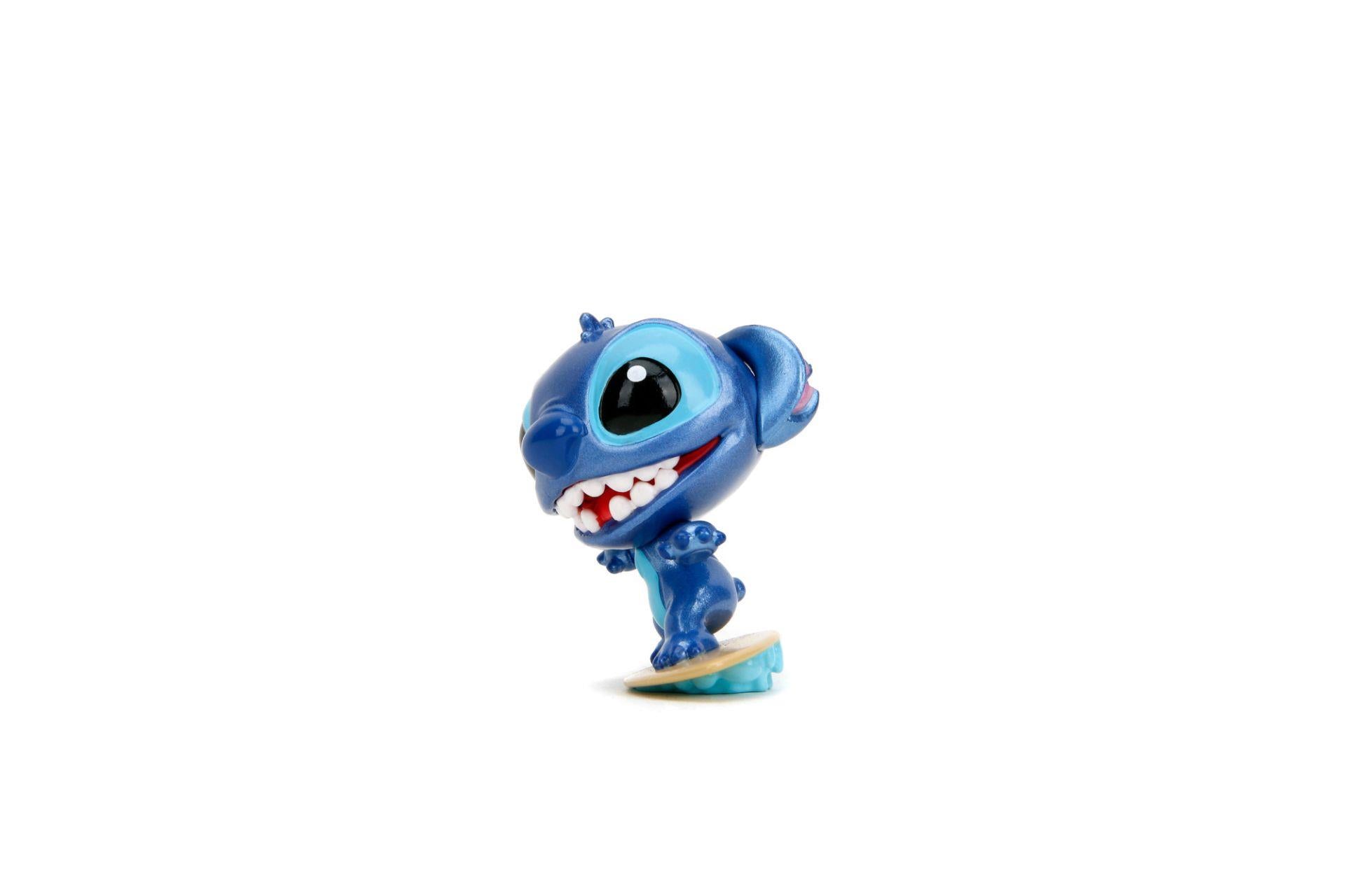 Jada Disney Surfing Stitch Die-Cast Metal Figür 5 cm | Lisanslı Koleksiyon Figürü - Sörf  Yapan Stitch
