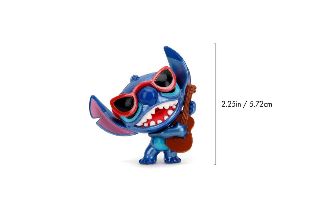 Jada Disney Ukulele Stitch Die-Cast Metal Figür 5 cm | Lisanslı Koleksiyon Figürü - Ukulele Çalan Stitch