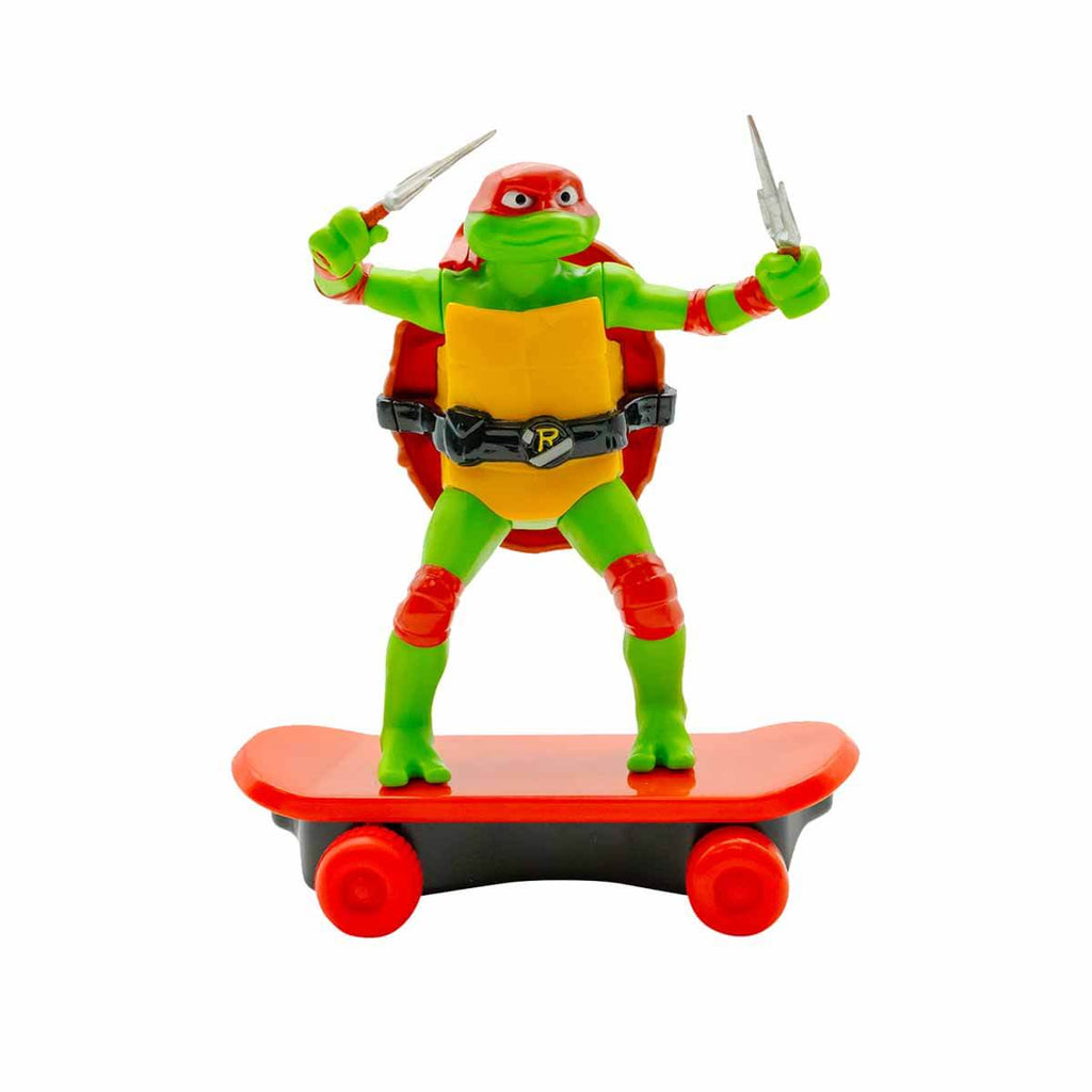 Teenage Mutant Ninja Turtles Mutant Mayhem Sewer Shredders Raphael Figürü | Kaykaylı Çek Bırak Oyuncak 71055