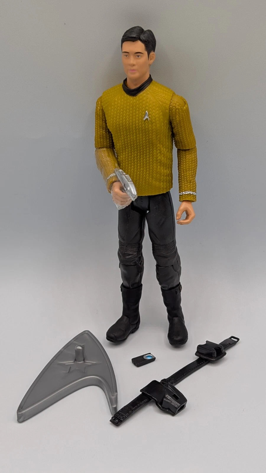 Star Trek Warp Collection Sulu Aksiyon Figürü | Playmates Toys | Tam Hareketli Koleksiyon Figürü