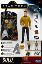 Star Trek Warp Collection Sulu Aksiyon Figürü | Playmates Toys | Tam Hareketli Koleksiyon Figürü