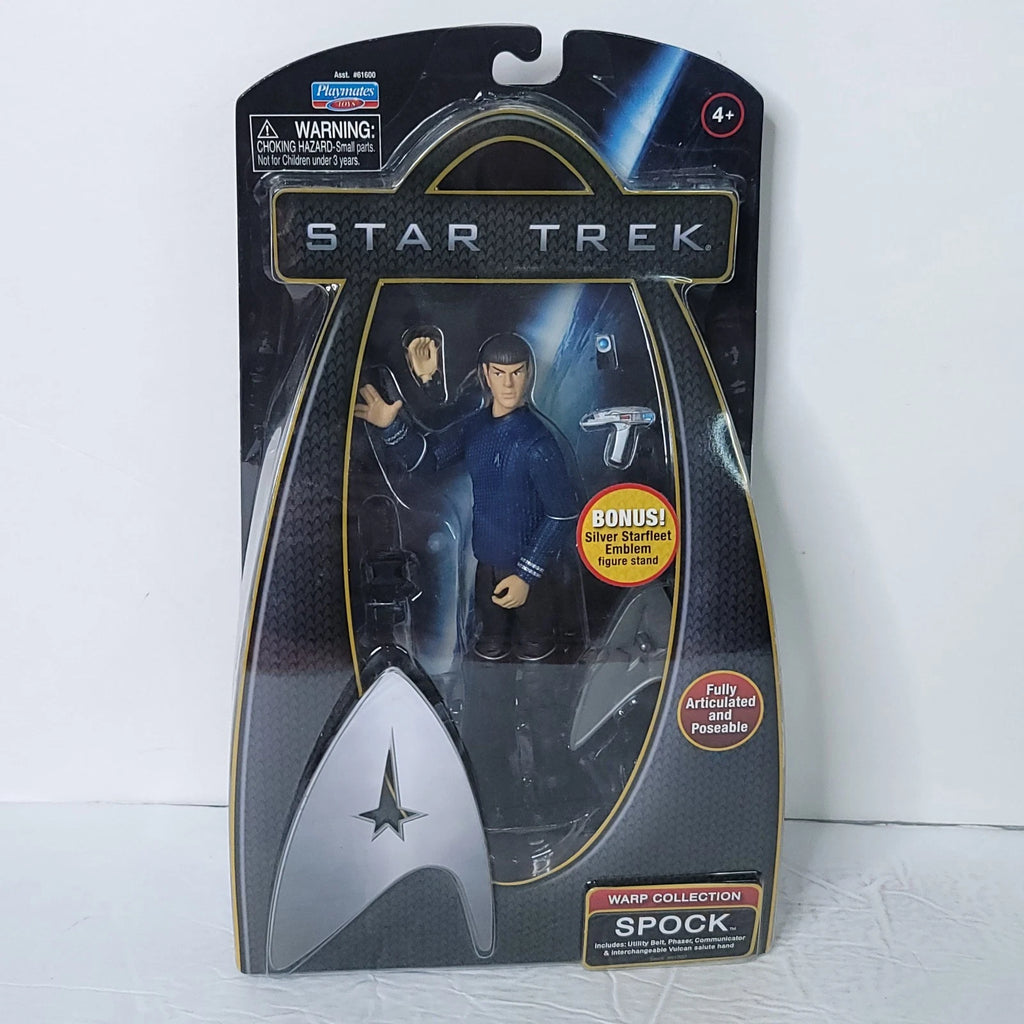 Star Trek Warp Collection Spock Aksiyon Figürü | Playmates Toys | Tam Hareketli Koleksiyon Figürü