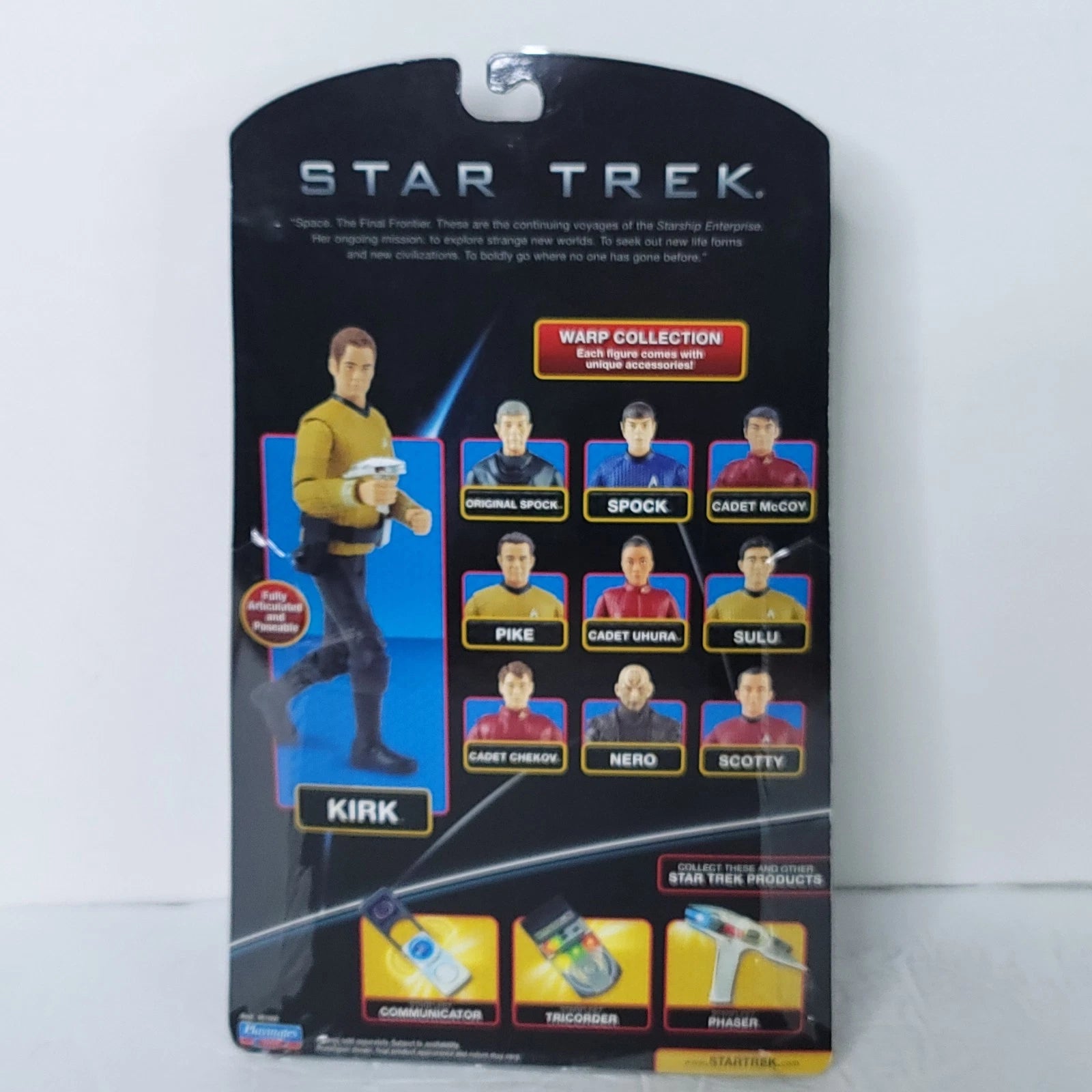 Star Trek Warp Collection Spock Aksiyon Figürü | Playmates Toys | Tam Hareketli Koleksiyon Figürü