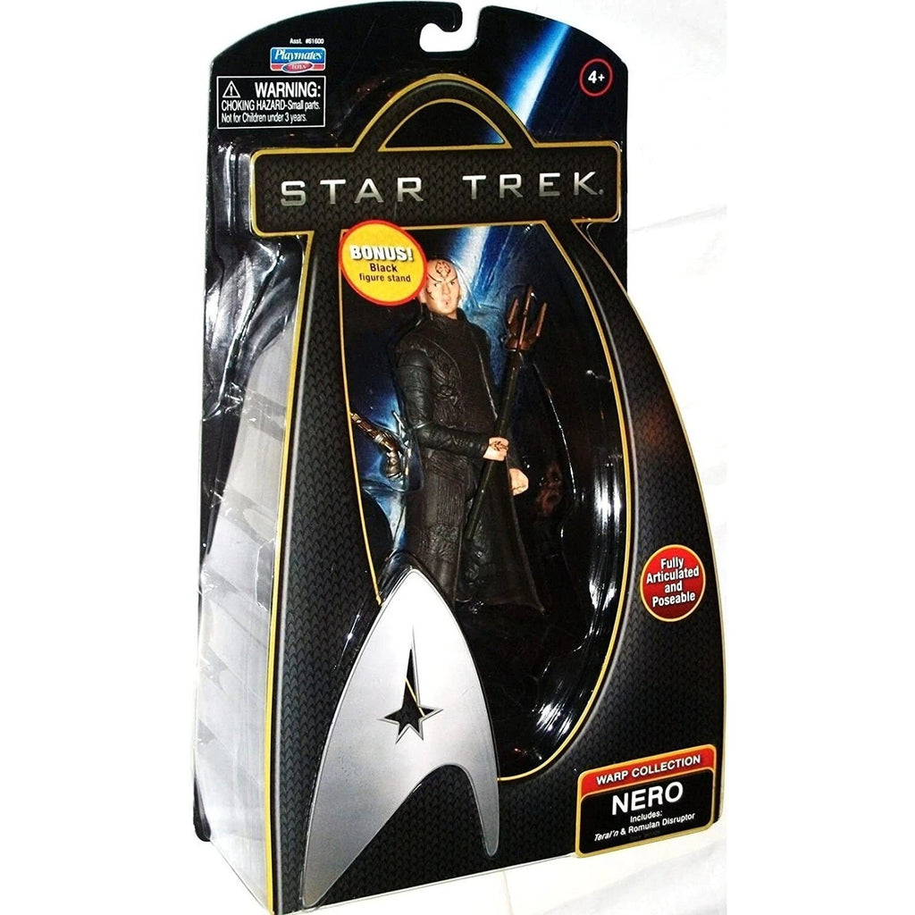 Star Trek Warp Collection Nero Aksiyon Figürü | Playmates Toys | Tam Hareketli Koleksiyon Figürü