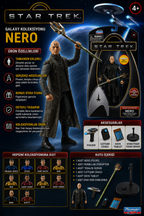Star Trek Warp Collection Nero Aksiyon Figürü | Playmates Toys | Tam Hareketli Koleksiyon Figürü