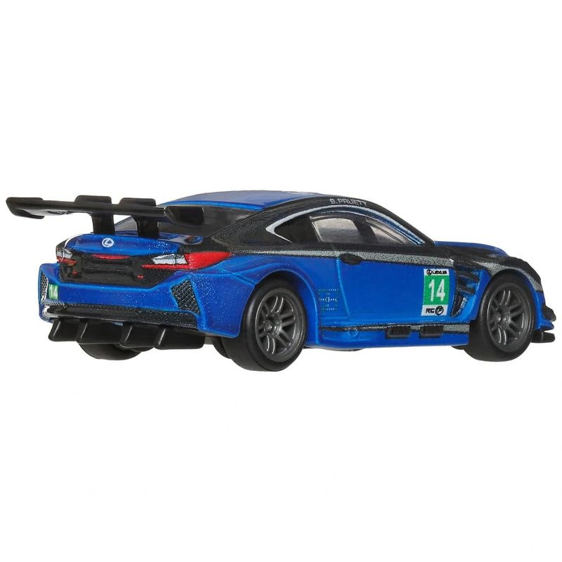 Hot Wheels Premium Car Culture Aéro Styles Lexus RC F GT3 Mavi #14 1:64 Model Araba | JKF35