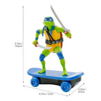 Teenage Mutant Ninja Turtles Mutant Mayhem Sewer Shredders LEO Figürü | Kaykaylı Çek Bırak Oyuncak 71055 (Kopya)