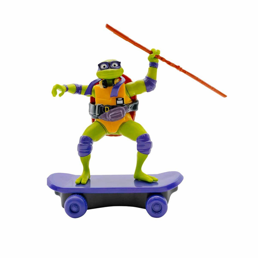 Teenage Mutant Ninja Turtles Mutant Mayhem Sewer Shredders DONNIE Figürü | Kaykaylı Çek Bırak Oyuncak 71055