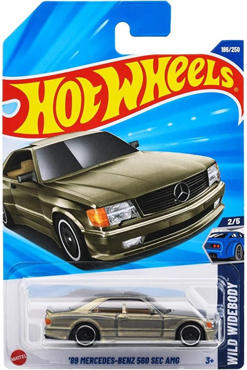 Hot Wheels '89 Mercedes-Benz 560 SEC AMG Die-Cast Araba 1:64 – Mattel