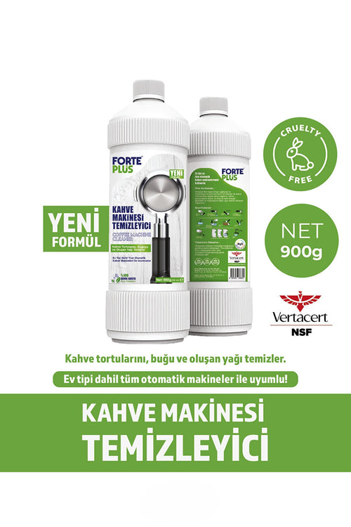 Forte Plus Kahve Makinesi Temizleyici 900 g | Coffee Machine Cleaner | Otomatik Kahve Makineleri İçin
