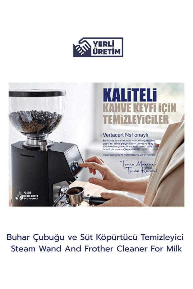 Forte Plus Buhar Çubuğu ve Süt Köpürtücü Temizleyici 1 L | Süt Sistemi ve Kahve Makinesi Temizleyici