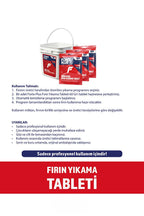 Forte Plus Endüstriyel Fırın Yıkama Tableti 60 g x 100 Adet | Profesyonel Fırın Temizleme Tableti