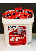 Forte Plus Endüstriyel Fırın Yıkama Tableti 60 g x 100 Adet | Profesyonel Fırın Temizleme Tableti