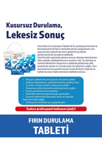 Forte Plus Fırın Durulama Tableti 40 Gr x 120 Adet | Profesyonel Rinse Tablet