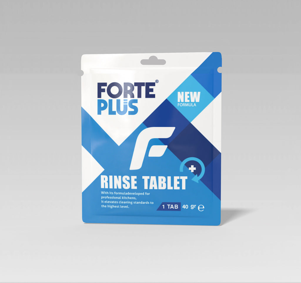 Forte Plus Fırın Durulama Tableti 40 Gr x 120 Adet | Profesyonel Rinse Tablet
