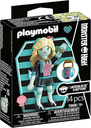 Playmobil Monster High Lagoona Blue & Neptuna 71998 |Figür ve Aksesuar Seti