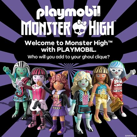 Playmobil Monster High Lagoona Blue & Neptuna 71998 |Figür ve Aksesuar Seti